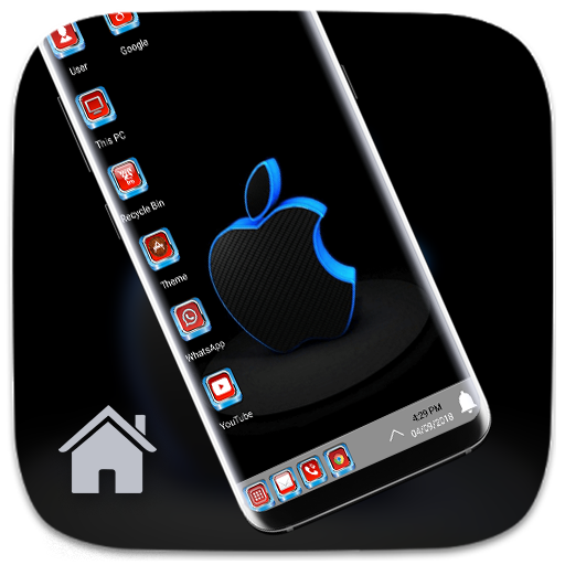 Dark Black Theme For Computer Launcher icon