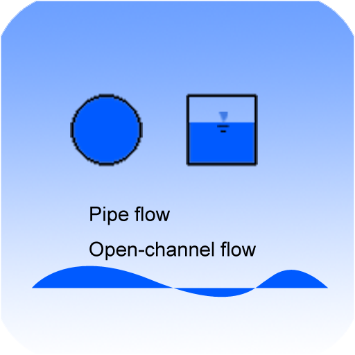 civil water flow calculator icon