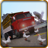 Chicken Transport Van Driver icon