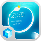 Jellyfish Hola 3D Theme icon