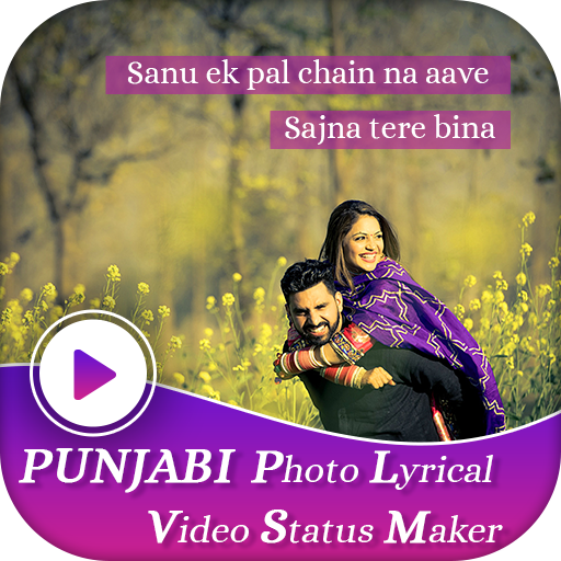 Punjabi Photo Lyrical Video Maker - Video editor icon