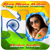 ABCD Flag Letter Photo maker icon