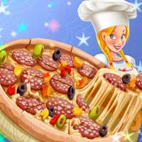 my pizza truck cafe deluxe 2d: world cooking game