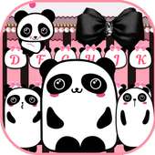 Cute Lovely Panda keyboard on 9Apps