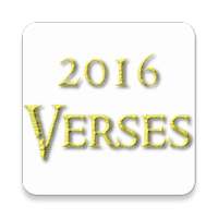2016 Verses