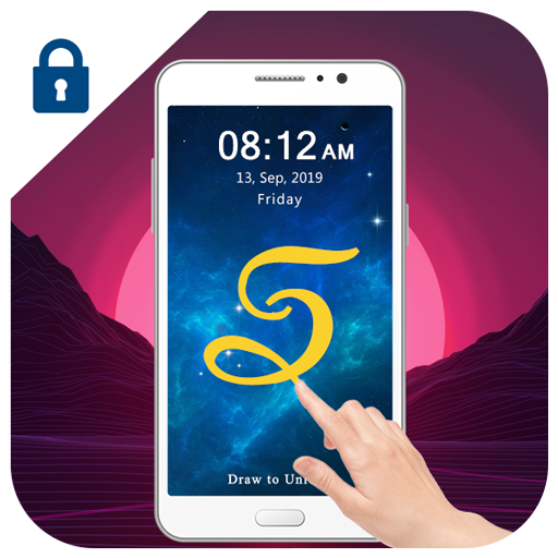 Gesture Lock Screen - Letter Signature Lock Screen icon