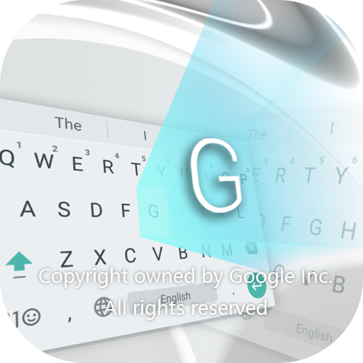 Pearl White Keyboard for Android icon