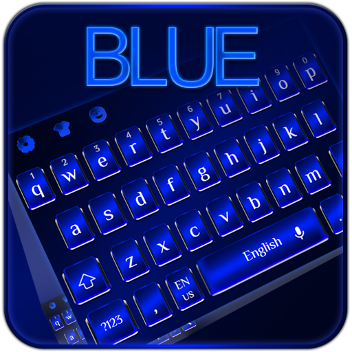 Cool Blue Keyboard icon
