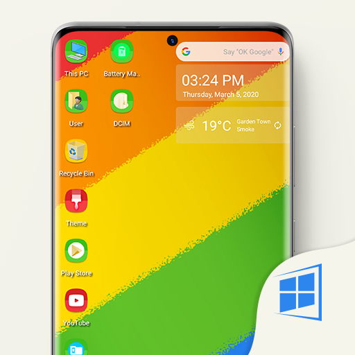 Rainbow Colorful Theme for Computer Launcher icon