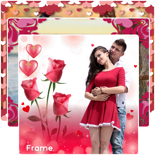 Love photo frame - Romantic photo frames icon