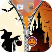 Halloween Zipper Lock Screen on 9Apps