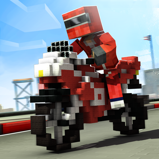 Blocky Super Bike Challenge icon