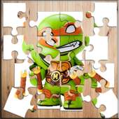 Turtles puzzle  Ninja game