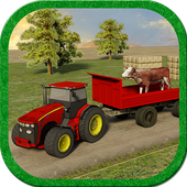 Farm Tractor Silage Transport icon