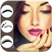 Eyelashes Photo Editor Pro 2018 أيقونة