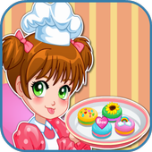 macarons cooking game icon