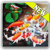 tema 3d ikan koi icon