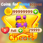Coins for Homescapes Cheats - prank أيقونة