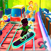 ninja subway surff run: hattori games icon