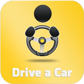 Drive a car icon