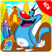oggy adventure game : subway runner icon