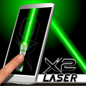 Laser Pointer X2 (PRANK AND SIMULATED APP) icon
