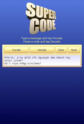 Super Code screenshot 2