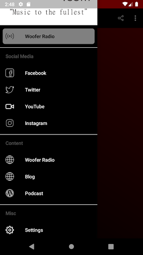 Woofer Radio Player screenshot 4