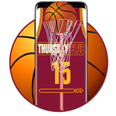 Basketball zipper Lock Theme icon