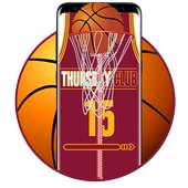 Basketball zipper Lock Theme on 9Apps