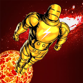 Ironman Jump Superhero icon