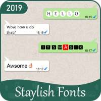 Chat Styler for Whatsapp :Cool Font & Stylish Text