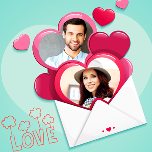 Love Collage - Love Photo Frame, couple photo suit icon