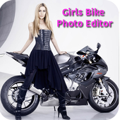 Girls Bike Photo Editor icon