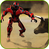 Robot Vs Bull Fighting Game icon