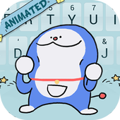 3D Funny Blue Cat icon