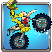 Cartoon Moto Cross icon