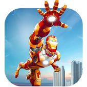 Superhero Iron Robot Machine Guardian Man Survival icon