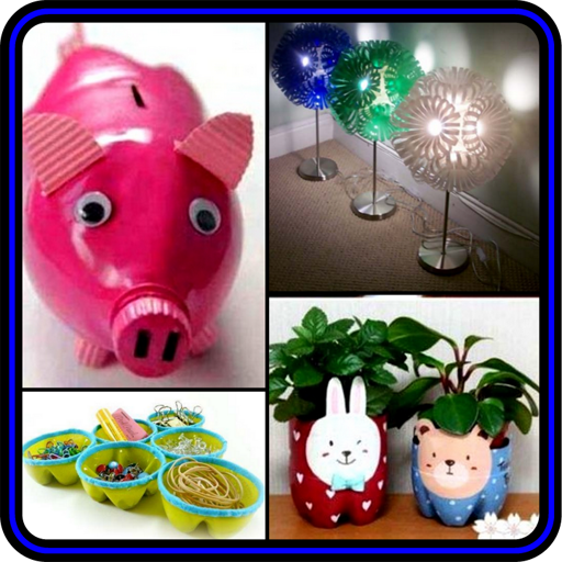 DIY Plastic Bottle Crafts Ideas Home Designs Steps icon