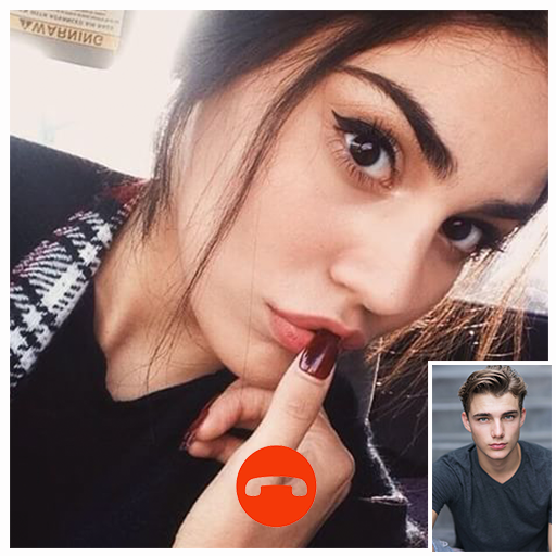 Random girl video call BTS fake video call chat icon