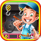 Cycle Repair Mechanic Shop - Kids Bicycle Factory icon