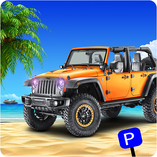 Valet Coast Beach Car Parking Simulator Game 3D 20 icon