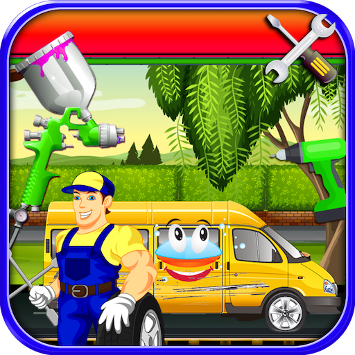 Mini Bus Repairing Simulator - Real Auto Mechanic icon