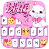Pink Kitty Keyboard Theme on 9Apps