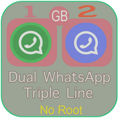 Chat GBWhatsApp Plus Dual  2017 Guide icon