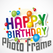 Free Happy Birthday Poto Frame icon