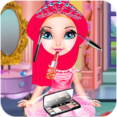 ikon hijab princess SPA: makeover Dan dandanan