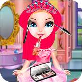 hijab princess SPA: makeover Dan dandanan on 9Apps