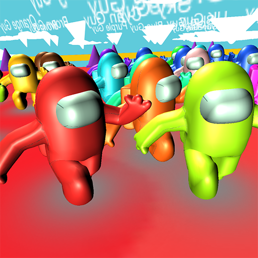 Multi Among us 3D Players Knockout Race icon