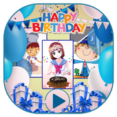 Happy Birthday Video Maker icon